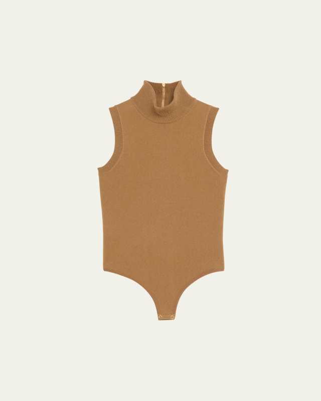 Turtleneck Sleeveless Bodysuit